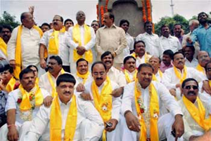 Seperate Telangana Protest Letter From Chandrababu Naidu